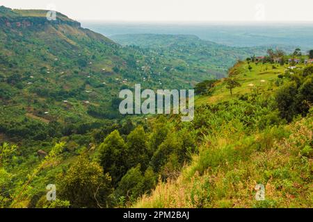 Scenic view of Rift Valley seen from the Great Rift Valley viewpoint in ...