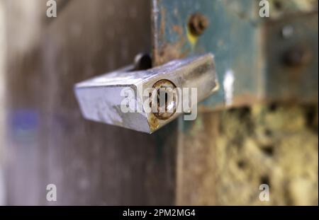 Detail of security and protection object, delinquency and theft Stock Photo