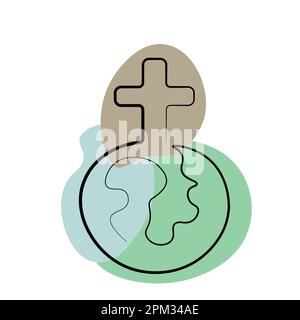 Illustration for advertising, websites, banners, rewiews, icons, web, postcards and decor individual element and etc Stock Vector