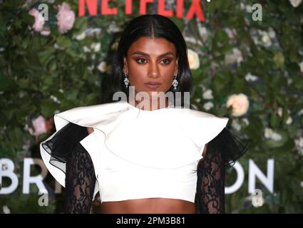 London, UK. 22nd Mar, 2022. Simone Ashley attends the World Premiere of 'Bridgerton' Season 2 at The Tate Modern in London. (Photo by Fred Duval/SOPA Images/Sipa USA) Credit: Sipa USA/Alamy Live News Stock Photo