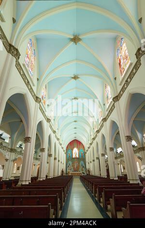 06-05-2016, Interior view of the El Carmen Church, Panama City, Panama, Central America. Stock Photo