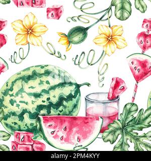 Summer seamless fruit pattern for fabrics and packaging and gifts and ...