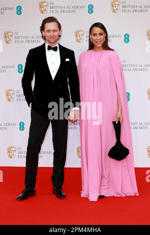 London, UK. Tom Hiddleston and Zawe Ashton at the EE BAFTA British ...