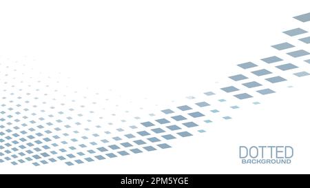 Abstract simple dotted background with small gray squares. Vector graphic pattern Stock Vector
