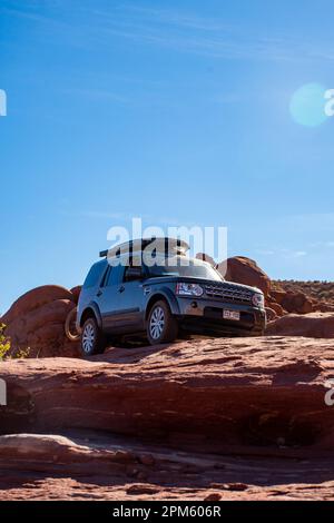 Off-roading in Moab Utah Stock Photo