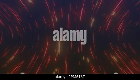 Animation of neon lines on black background Stock Photo - Alamy