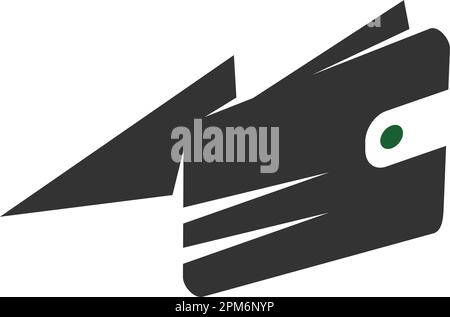 fast pay digital logo template. Icon Illustration Brand Identity. Isolated and flat illustration. Vector graphic Stock Vector