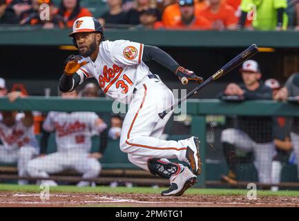 March 27, 2023; Sarasota FL USA; Baltimore Orioles center fielder Cedric  Mullins (31) heads to the dugout during an MLB spring training game against  t Stock Photo - Alamy