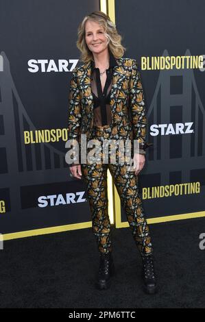 Helen Hunt Arrives At The Premiere Of Blindspotting On Tuesday April 