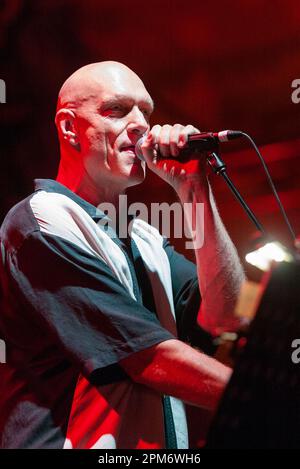 Peter Garrett of Midnight Oil performing at the 2010 Sydney Festival in Australia as part of the Rogues Gallery, a flexible and changing group of international vocalists and musicians who periodically tour and travel the world to perform pirate songs and seafaring ballads. Stock Photo