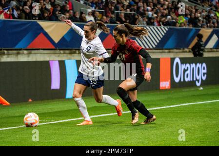 April 11, 2023, Rome, France: Simi Awujo of Canada during the Women's  Friendly football match between France and Canada on April 11, 2023 at  Marie-Marvingt stadium in Le Mans, France - Photo