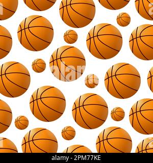Basketball pattrent background Stock Vector