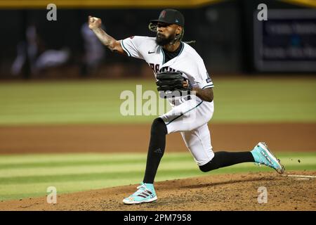 This is a 2023 photo of Arizona Diamondbacks relief pitcher Miguel Castro.  This image reflects the Arizona Diamondbacks' active roster as of  Wednesday, Feb. 22, 2023, when this image was taken in