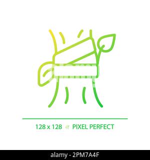 Grafting gradient linear vector icon Stock Vector