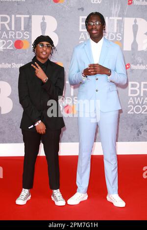 London, UK. 08th Feb, 2022. A1 x J1 attends The BRIT Awards 2022 at the O2 arena in London. (Photo by Fred Duval/SOPA Images/Sipa USA) Credit: Sipa USA/Alamy Live News Stock Photo