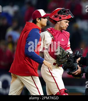 LA Angels Lithograph print of Logan O'Hoppe 2023