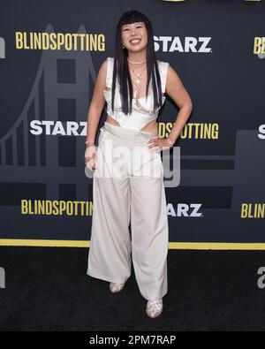 April 11, 2023, Hollywood, California, United States: Jess Wu Calder attends the Los Angeles Premiere Of STARZ's ''Blindspotting'' Season 2, (Credit Image: © Billy Bennight/ZUMA Press Wire) EDITORIAL USAGE ONLY! Not for Commercial USAGE! Stock Photo