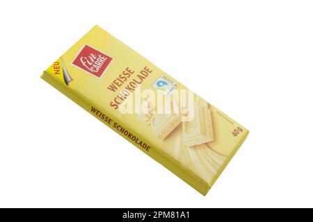 5 Tafeln Rahm Edel Carre Schokolade Siegeln - mit Weiße Stock Verpackung Photo und Alamy Fin
