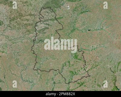 Sumy, region of Ukraine. High resolution satellite map Stock Photo