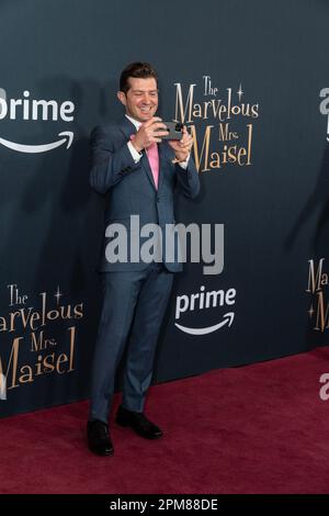 Joel Johnstone attends Amazon Prime Video's 'The Marvelous Mrs. Maisel' Final Season 5 Premiere at The Highlight Room at The Standard Highline (Photo by Lev Radin/Pacific Press) Stock Photo