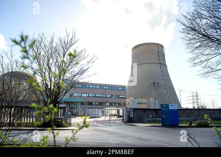 Emsland nuclear power plant, AKW Emsland, Lingen, nuclear power plant,  aerial photograph, aerial view, Emsland, Lingen, Germany, Europe Stock  Photo - Alamy