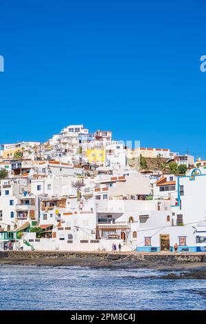 Spain, Canary Islands, Fuerteventura, municipality of Tuineje, the little searesort of Las Playitas Stock Photo