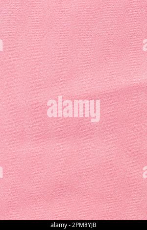 Pink linen pastel fabric, background or texture. Stock Photo