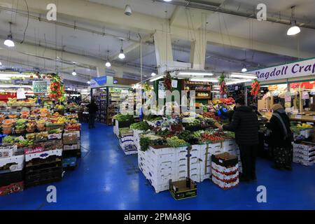 The Indoor Market, Coventry city, West Midlands, England, UK Stock Photo