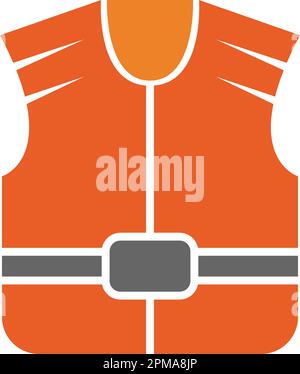 Life Jacket icon design illustration Stock Vector