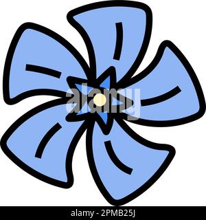 Periwinkle Simple vector icon. Illustration symbol design template for ...