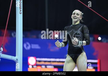 Mondiaux de gymnastique artistique: Lisa Vaelen 11e et Maellyse