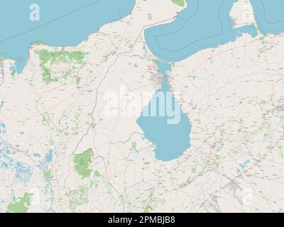 Zulia, state of Venezuela. Open Street Map Stock Photo