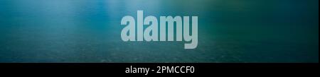 Panoramic water surface. Long exposure water background Stock Photo