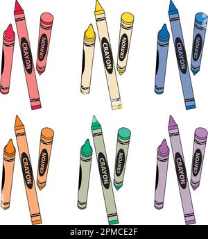 Crayons crayola Cut Out Stock Images & Pictures - Alamy