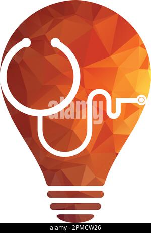 Health consult logo design template. Stethoscope isolated on bubble chat symbol stethoscope logo design vector Stock Vector