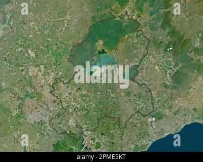 ong Nai, province of Vietnam. High resolution satellite map Stock Photo