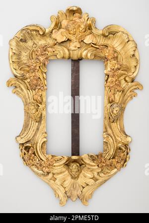 Frame (France); cast and gilt bronze, cast iron Stock Photo