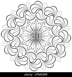 Mandala Art design in circle. Simple mandala design floral mandala art  beautiful mandala artwork Stock Vector Image & Art - Alamy