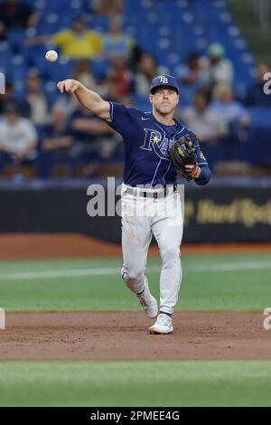 St. Petersburg, FL. USA; Tampa Bay Rays starting pitcher Corey Kluber (28)  heads to the dugout during a major league baseball game against the New Yo  Stock Photo - Alamy