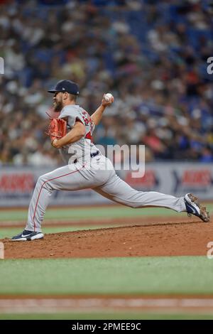 St. Petersburg, FL. USA; Tampa Bay Rays starting pitcher Corey Kluber (28)  heads to the dugout during a major league baseball game against the New Yo  Stock Photo - Alamy