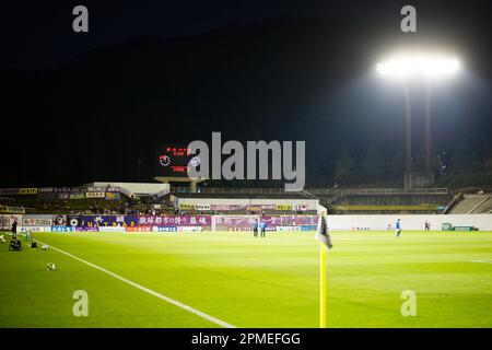 Shizuoka, Japan. 12th Apr, 2023. Fujieda sports park soccer Shizuoka, Japan. 12th Apr, 2023. Fujieda sports park soccer