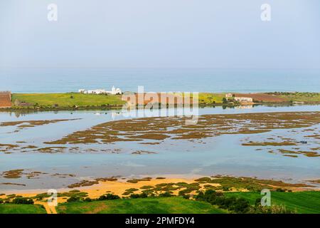 Morocco, province of Sidi Bennour, Oualidia, the lagoon Stock Photo