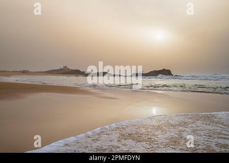 Morocco, province of Sidi Bennour, Oualidia, the beach Stock Photo