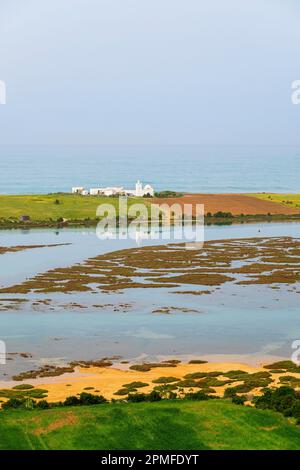 Morocco, province of Sidi Bennour, Oualidia, the lagoon Stock Photo