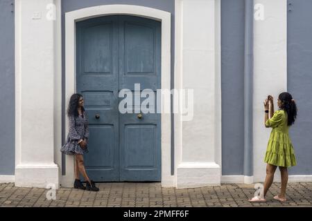 India, Pondichery, the sri Aurobindo area Stock Photo