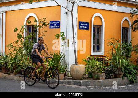 India, Pondichery, the sri Aurobindo area Stock Photo