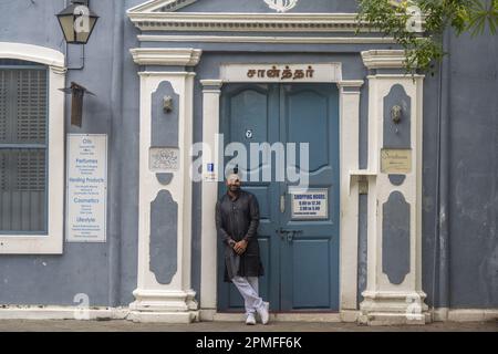 India, Pondichery, the sri Aurobindo area Stock Photo