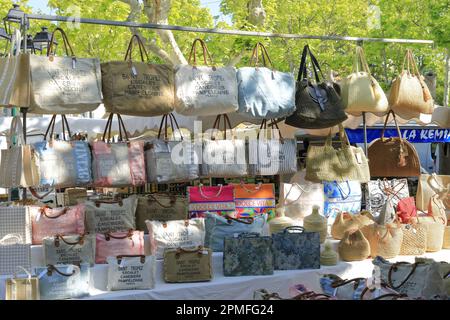 France, Var, Saint Tropez, garden of the Louis Vuitton shop Stock