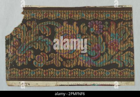 Frieze (USA); machine-printed, embossed; 30.5 x 19 cm (12 x 7 1/2 in.) Stock Photo