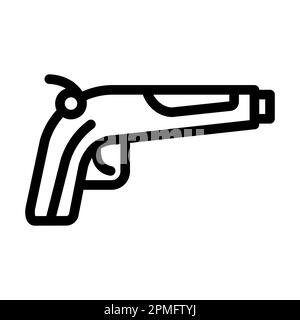 Gun with grappling hook cartoon 14151701 Vector Art at Vecteezy